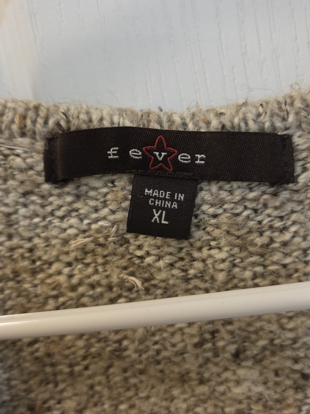 Fever Ruffled Knit Short-Sleeve Top — XL - Picture 4 of 8